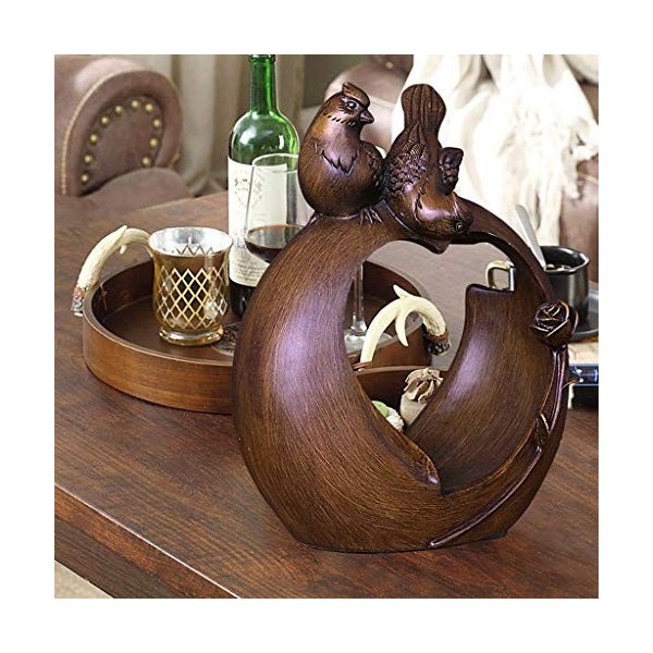 Casier à vin sur pied Petit oiseau casier à vin salon moderne armoire à vin présentoir pour décorations pendaison de crémaill