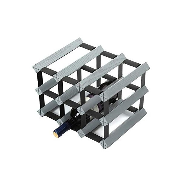 ELzEy Casier à vin sur Pied en chêne - pour Bouteille de vin, Restaurant, Armoire en Bois Massif, Support de Stockage de vin,