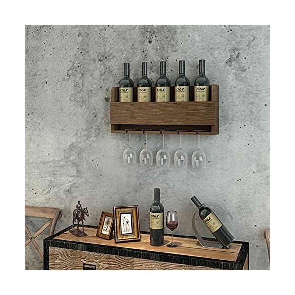 casier à vin Casier à vin Mural et Support en Verre, cloisons darmoire murales, étagère à vin Murale, Supports de décoration