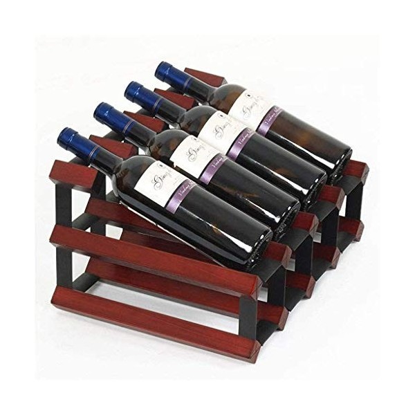 Porte-Bouteille Suspendu casier à vin tenture Murale présentoir à vin en Bois Massif casier à vin décoration casier à vin Mai