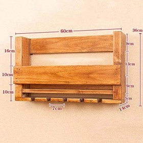 Casier à vin Casier à vin Vintage Style Industriel-Décoration de Bar-Fer Forgé-Présentoir à Vin Armoire à Vin Support de Verr