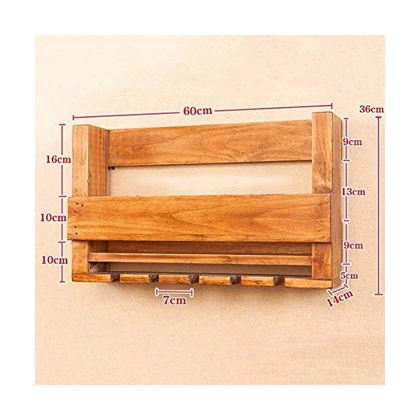 Casier à vin Casier à vin Vintage Style Industriel-Décoration de Bar-Fer Forgé-Présentoir à Vin Armoire à Vin Support de Verr