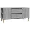 vidaXL Meuble TV Noir 102x44,5x50 cm Bois dingénierie