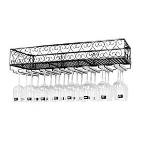 Présentoir à vin, présentoir en fer forgé, casier à vin, ornements muraux à lenvers, support à gobelets mural, porte-gobelet