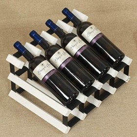 Porte-Bouteille Suspendu casier à vin tenture Murale présentoir à vin en Bois Massif casier à vin décoration casier à vin Mai