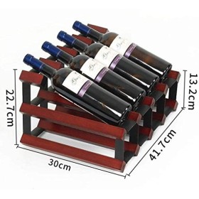 Porte-Bouteille Suspendu casier à vin tenture Murale présentoir à vin en Bois Massif casier à vin décoration casier à vin Mai