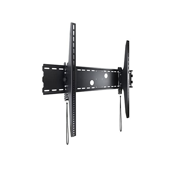 TooQ LP42130F-B - Support Mural Fixe pour Moniteur/TV/LED de 60" à 100", pesant jusquà 130 kg, Distance au Mur 130mm, Inclin