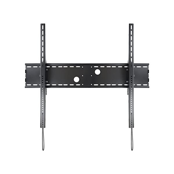 TooQ LP42130F-B - Support Mural Fixe pour Moniteur/TV/LED de 60" à 100", pesant jusquà 130 kg, Distance au Mur 130mm, Inclin