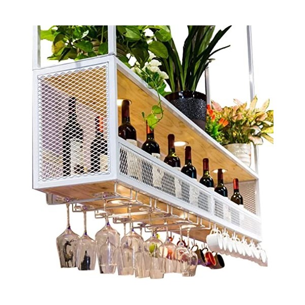 Casiers à vin autoportants Armoires Porte-vin mural Mur de casier à vin |Étagère à vin avec support en verre avec spots |Po