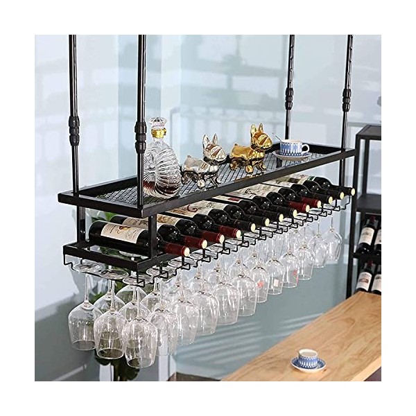 ZERAPH Casier à vin autoportant Armoires Porte-vin Mural Casier à vin Mural - Casier à Verres à vin Étagère à vin Murale Verr