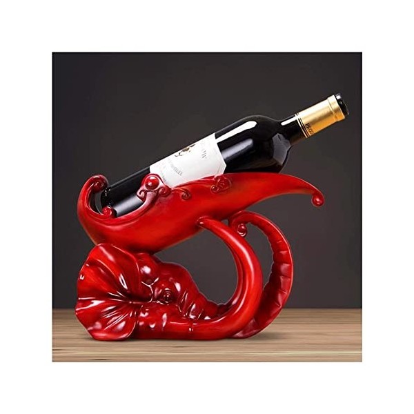Casier à vin Creative Lucky Elephant Étagère à vin Rouge Mettre Une pièce Nouveau Salon Chinois Refroidisseur de vin Décorati