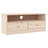 vidaXL Meuble TV avec tiroirs Alta 100x35x41 cm Bois Massif de pin