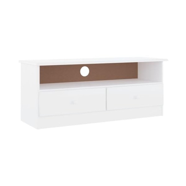 vidaXL Meuble TV avec tiroirs Alta 100x35x41 cm Bois Massif de pin