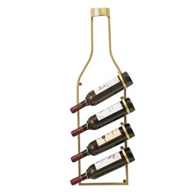 Cadre de Verre à vin en Verre Casier à vin rétro Mural, présentoir à vin en Fer forgé, Support de décoration de casier à vin 