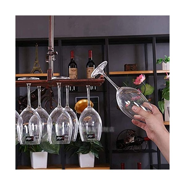 ELzEy Porte-Bouteille Étagère À Vin Casier À Vin Casier À Verrerie Casier À Vin Suspendu Casier À Gobelet Suspendu Casier À V