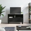WREWING Meuble TV,Support Télé avec Étagères Réglables, euble TV à Suspendre, Lowboard Sideboard,TV,Table Télévision avec Por