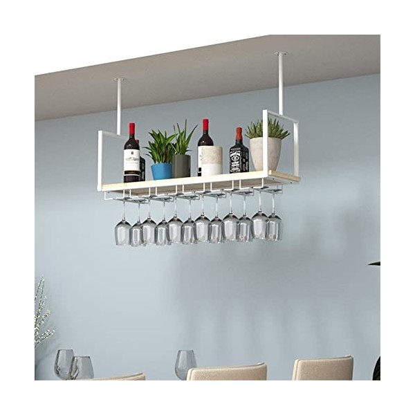 ZERAPH Casier à vin autoportant Armoires Porte-vin Mural Porte-Verre à vin Suspendu-Casier à vin Étagère de Plafond montée au