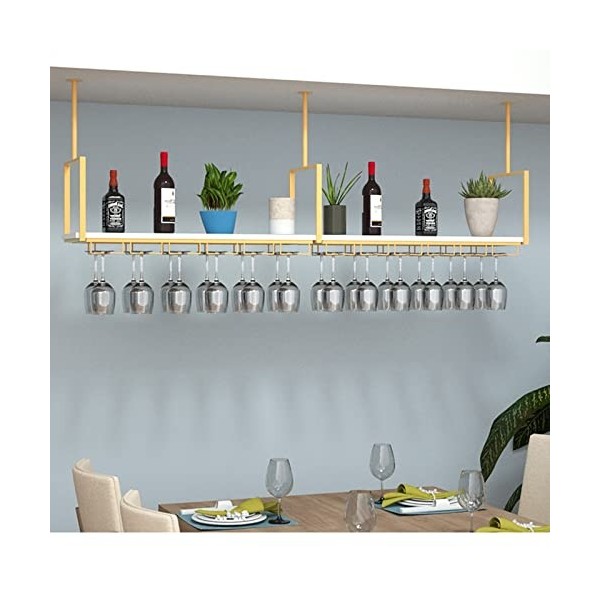 ZERAPH Casier à vin autoportant Armoires Porte-vin Mural Porte-Verre à vin Suspendu-Casier à vin Étagère de Plafond montée au