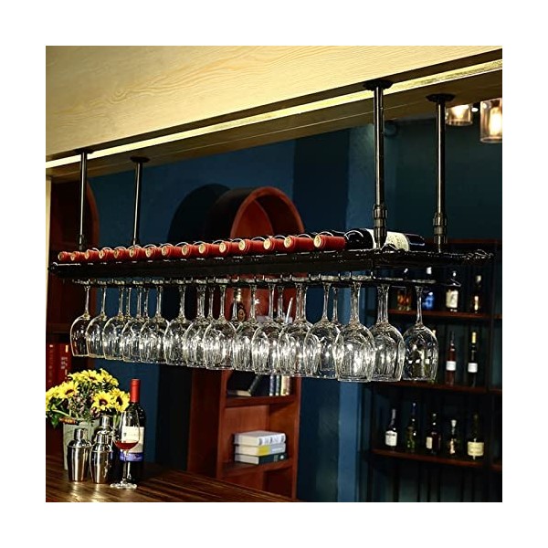 ZERAPH Casier à vin autoportant Armoires Porte-vin Mural Casier à vin Étagères suspendues Porte-Bouteilles réglable en Hauteu