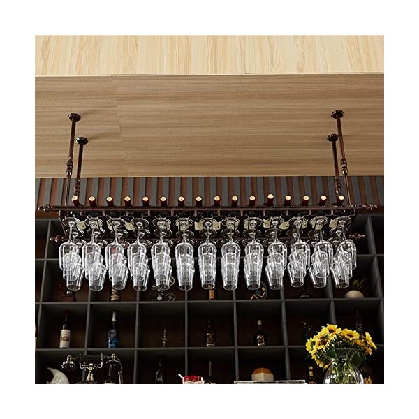 Casier à vin autoportant Armoires Porte-bouteille mural Porte-vin suspendu Porte-verre à vin - Porte-bouteille Porte-bouteill