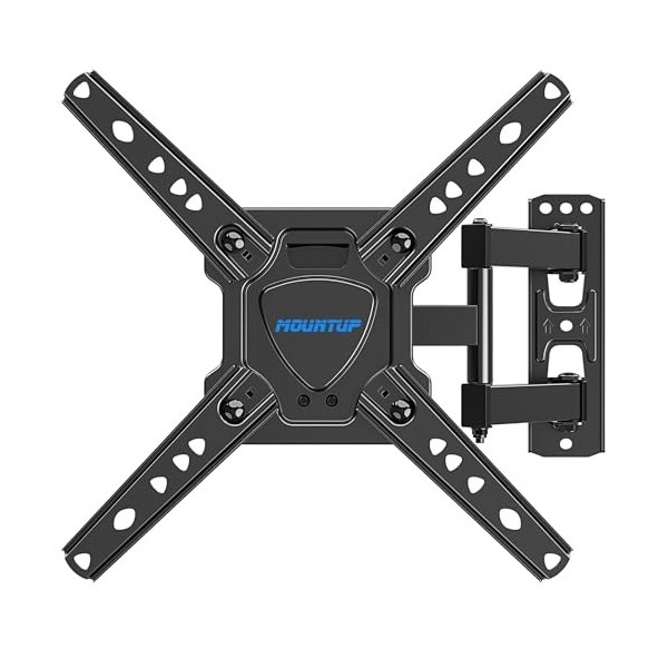 MOUNTUP MU0018 Support mural à mouvement complet pour la plupart des téléviseurs de 26 à 50 pouces, VESA max 300 x 300 mm ave