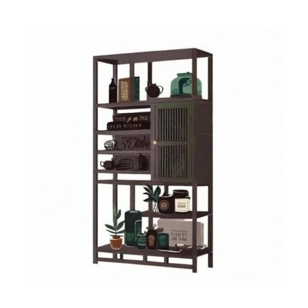 Wooden Wine Bar Cabinet Large Corner Wine Rack Tall Freestanding Liquor Cabinet Bar with Shelves | Doors | Drawers, Sideboard