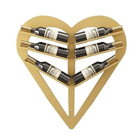 ELzEy Casier à vin Mural, Casier à vin de décoration de Bar, Support Mural Simple pour Restaurant Fabriqué en Fer métallique 