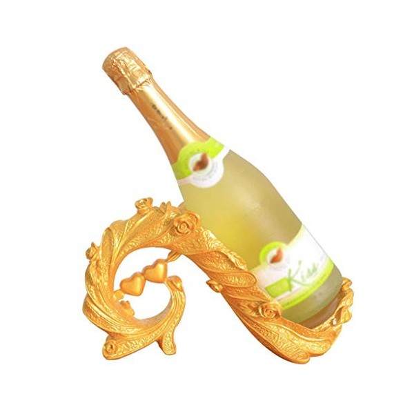 Custom Lifeing Creative Europe Résine Coeur Casier À Vin Artisanat Ornements Support De Vin Support De Rangement Figurines Ma