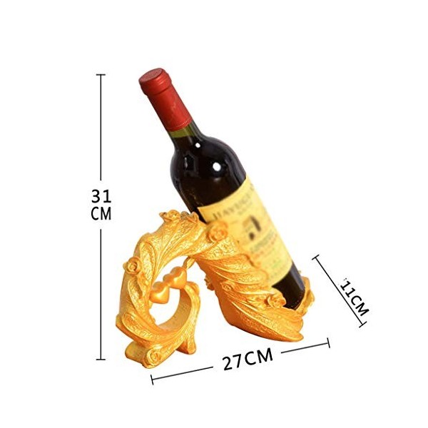 Custom Lifeing Creative Europe Résine Coeur Casier À Vin Artisanat Ornements Support De Vin Support De Rangement Figurines Ma