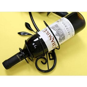 Cadre de Verre à vin en Verre Casier à vin Mural pour 4 Bouteilles, présentoir Multifonctionnel en métal pour casier à vin, S