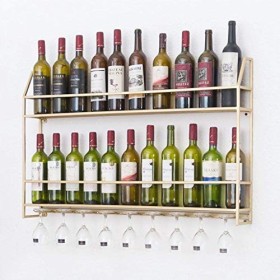 PJQUEKAIPJ Casier à vin maison support rouge Restaurant Bar casier à verre à vin/support darmoire murale/support à gobelet s