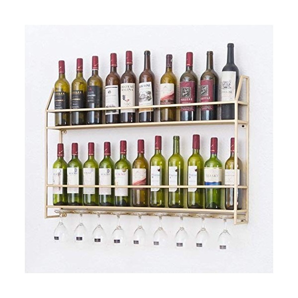 PJQUEKAIPJ Casier à vin maison support rouge Restaurant Bar casier à verre à vin/support darmoire murale/support à gobelet s