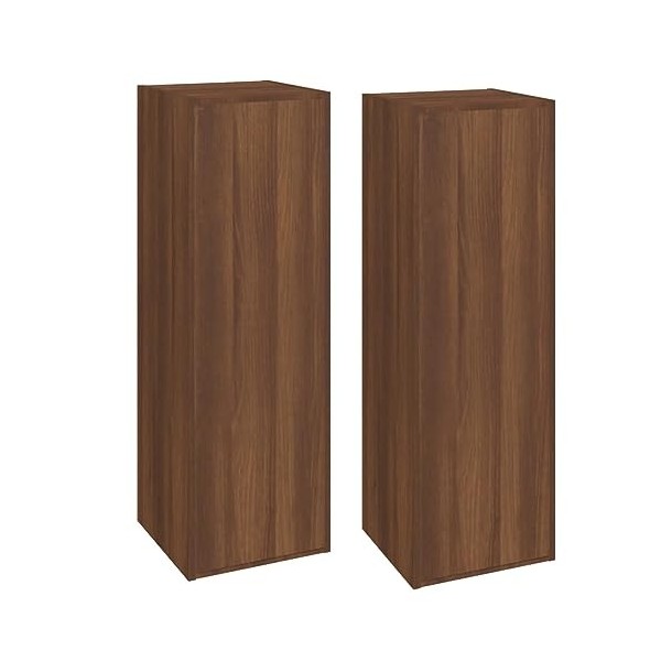 Meubles TV 2 pcs Chêne marron 30,5x30x90 cm Bois dingénierie