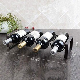 PJQUEKAIPJ Casier à vin Accueil Support Rouge Support de Verre à Vin Restaurant Bar 1/4 Couche Porte-Bouteilles Empilable Aff