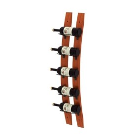 Casier à vin Mural Casier à vin Mural en Bois Étagère créative Casier à vin Mural sculpté à la Main 6 Bouteilles Tonneau en B