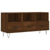 Meuble TV chêne Marron 102x36x50 cm Bois dingénierie - Meuble télé, Meuble TV Industriel, Meuble Chambre, Convient pour Salo
