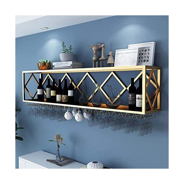ZERAPH Casier à vin autoportant Armoires Porte-Bouteilles Mural Casier à vin Unité de Bar Étagères flottantes Support Mural p