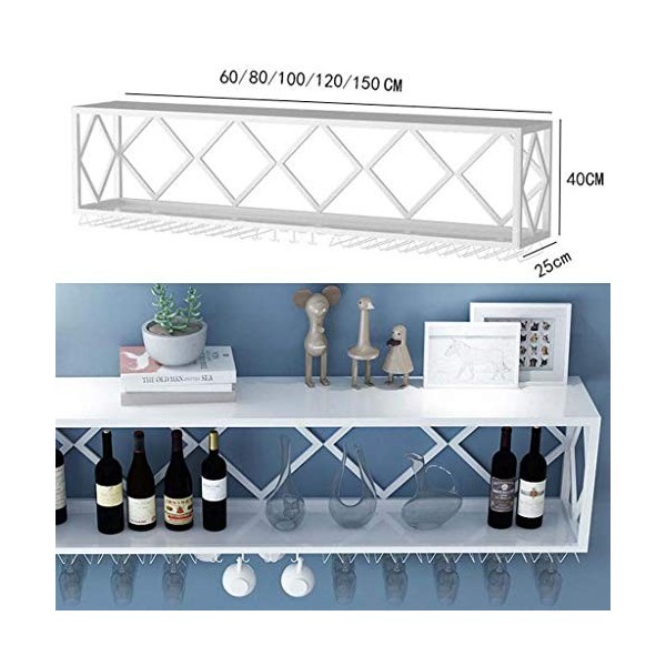 ZERAPH Casier à vin autoportant Armoires Porte-Bouteilles Mural Casier à vin Unité de Bar Étagères flottantes Support Mural p