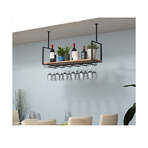 ZERAPH Casier à vin autoportant Armoires Porte-vin Mural Porte-Verre à vin Suspendu-Casier à vin Étagère de Plafond montée au