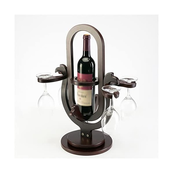 DEARJJN Casier à vin en Bois Massif en Bois Massif Casier à vin Casier à vin en Bois Massif de Raisin européen Support à Verr