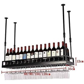 ELzEy Étagère à vin Porte-Bouteille Porte-Bouteille Casier à vin Casier à vin Rouge de Style américain Porte-Verre à vin Susp