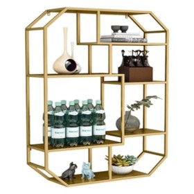 Étagère à Vin Murale Casier À Bouteilles De Vin Mural, Étagères À Liqueur De Bar, Présentoir Suspendu, Casier À Vin En Treill