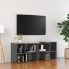 VEEKI Meuble TV, Meuble TV Suspendu, Meuble TV Blanc, Meuble TV Industriel, Meubles de Salon, Salon, Chambre, Cadre en Acier,