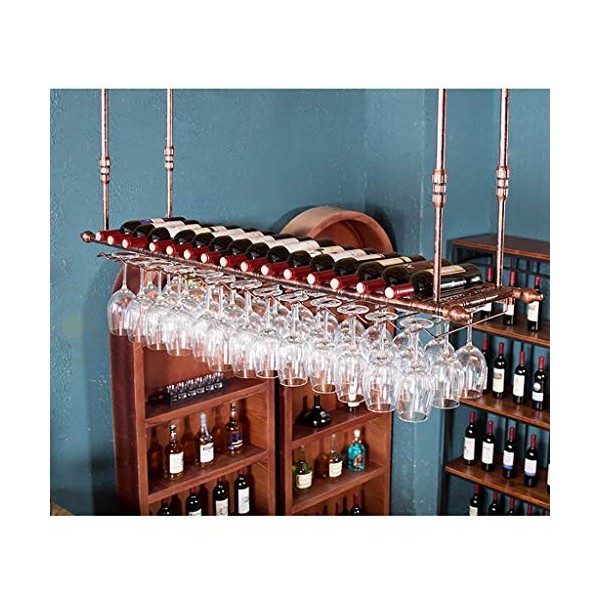 Casier à vin à flèche réglable 100x30cm, Support à vin européen Suspendu pour la Maison, décoration de Bar, décoration de la 