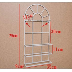 Casier à vin Industriel rétro en Fer, Montage Mural, décoration de Restaurant à vin Rouge, décoration de la Maison