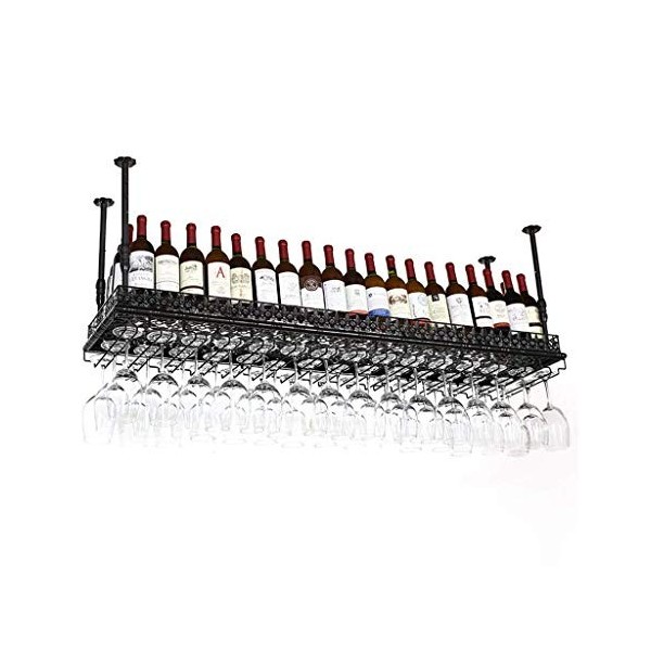Présentoir à vin, casier à vin de bar européen à lenvers, casier à gobelets créatif, casier à vin suspendu, support, casier 
