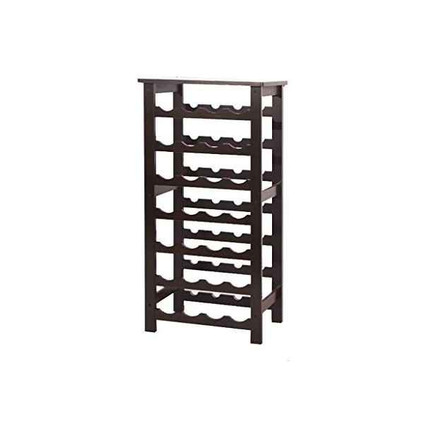 Casier à vin Casier à vin en bois massif Sept étages Étagère créative Porte-gobelet Porte-verre à vin Porte-verre à vin Porte