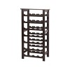 Casier à vin Casier à vin en bois massif Sept étages Étagère créative Porte-gobelet Porte-verre à vin Porte-verre à vin Porte