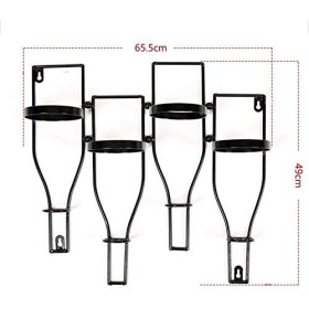 Casier à vin, casier à vin Mural en métal, casier à vin Suspendu en Fer européen. Étagère de Support pour casier à vin de Cui