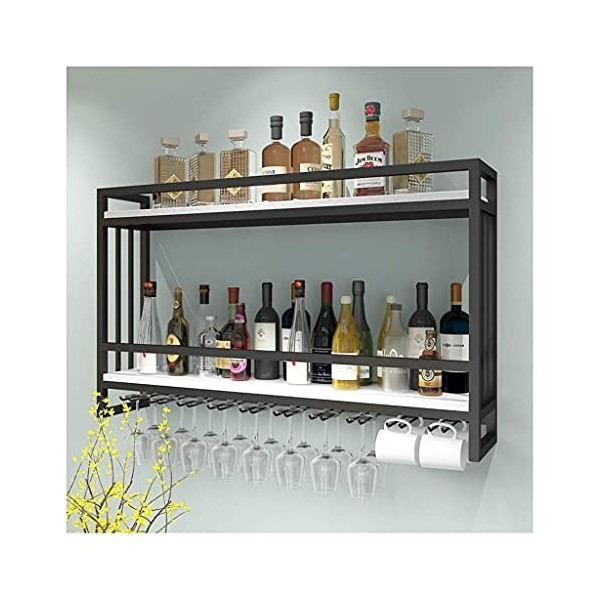 Casiers à vin, Armoire à vin Murale, casier à vin en Fer forgé Nordique en Bois Massif, Affichage créatif du vin Rouge au Mur